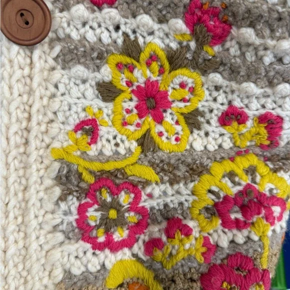 Anthropologie “Boho Cottage Floral Spring Knit Duster Cardigan Sweater” - Picture 8 of 15